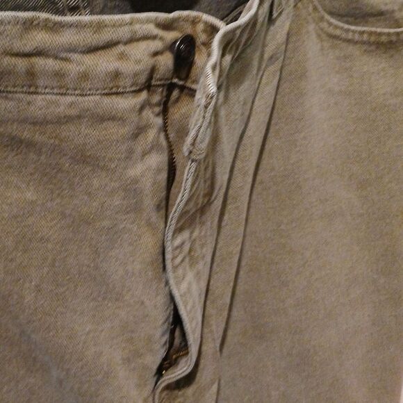 Women's Relaxed Fit Tan Pants Size 22W from St John's Bay - Picture 4 of 8